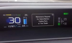 Hybrid Prius Inside
